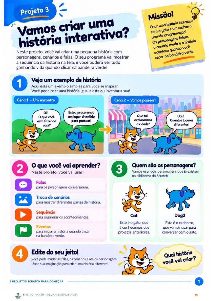 Primeira página do Projeto 3 — Vamos criar uma história interativa?