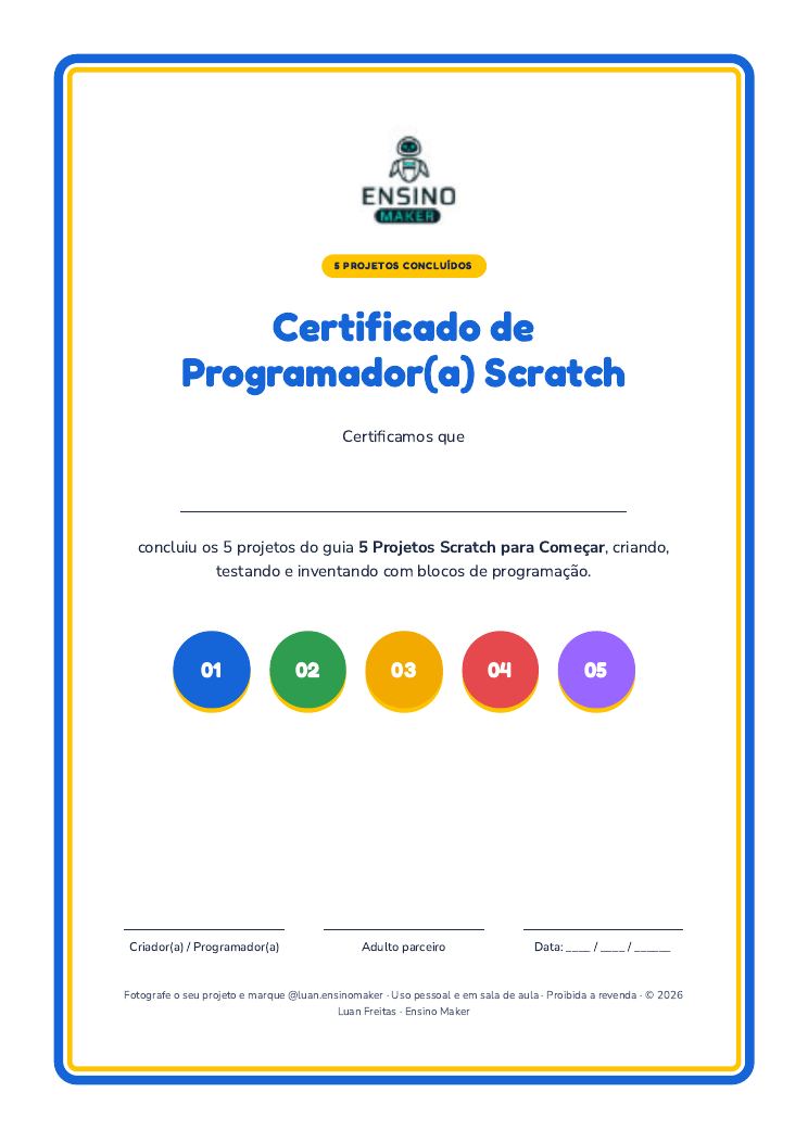 Certificado de programador presente no final do PDF